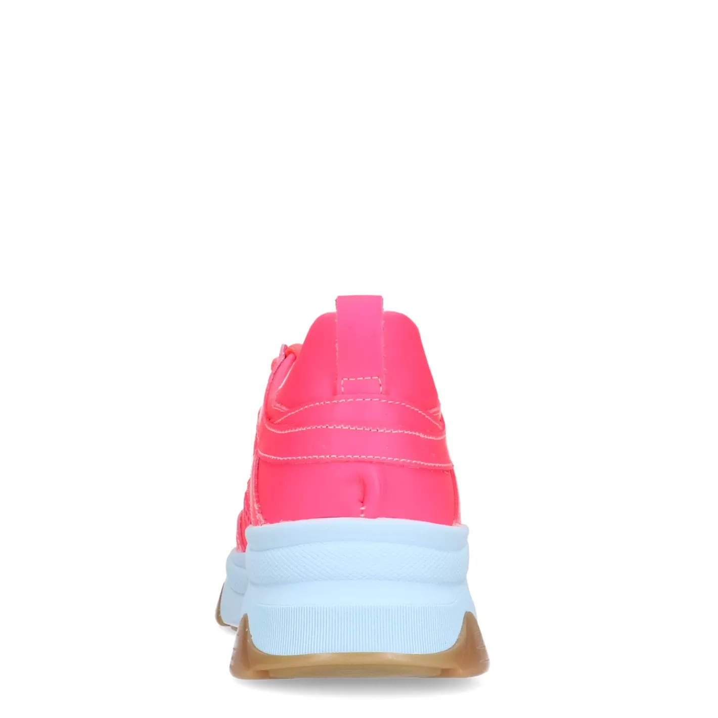 Baskets A Plateforme En Cuir Avec Semelle Coloree - Rose<Sacha Sale