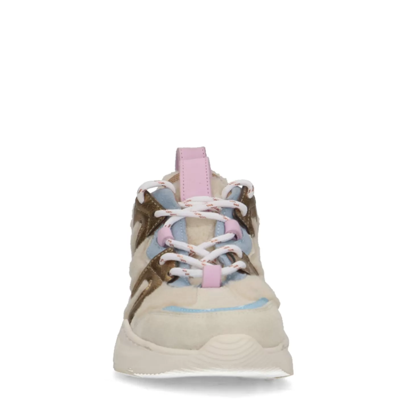 Baskets Avec Details Duveteux Et Colores - Beige<Sacha Shop