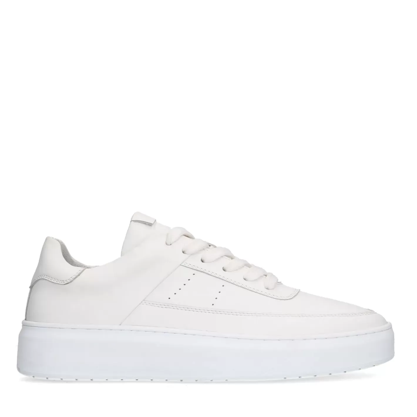 Baskets En Cuir - Blanc<Sacha Outlet