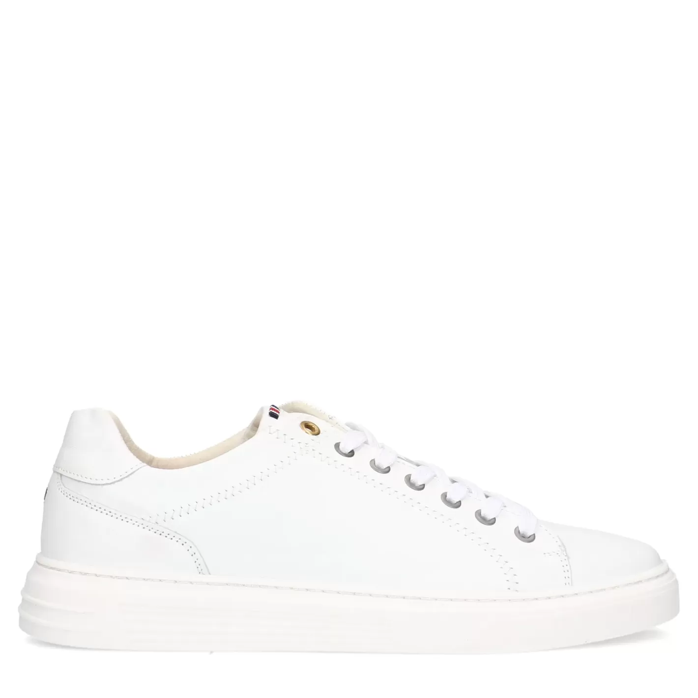 Baskets En Cuir - Blanc<Sacha Sale