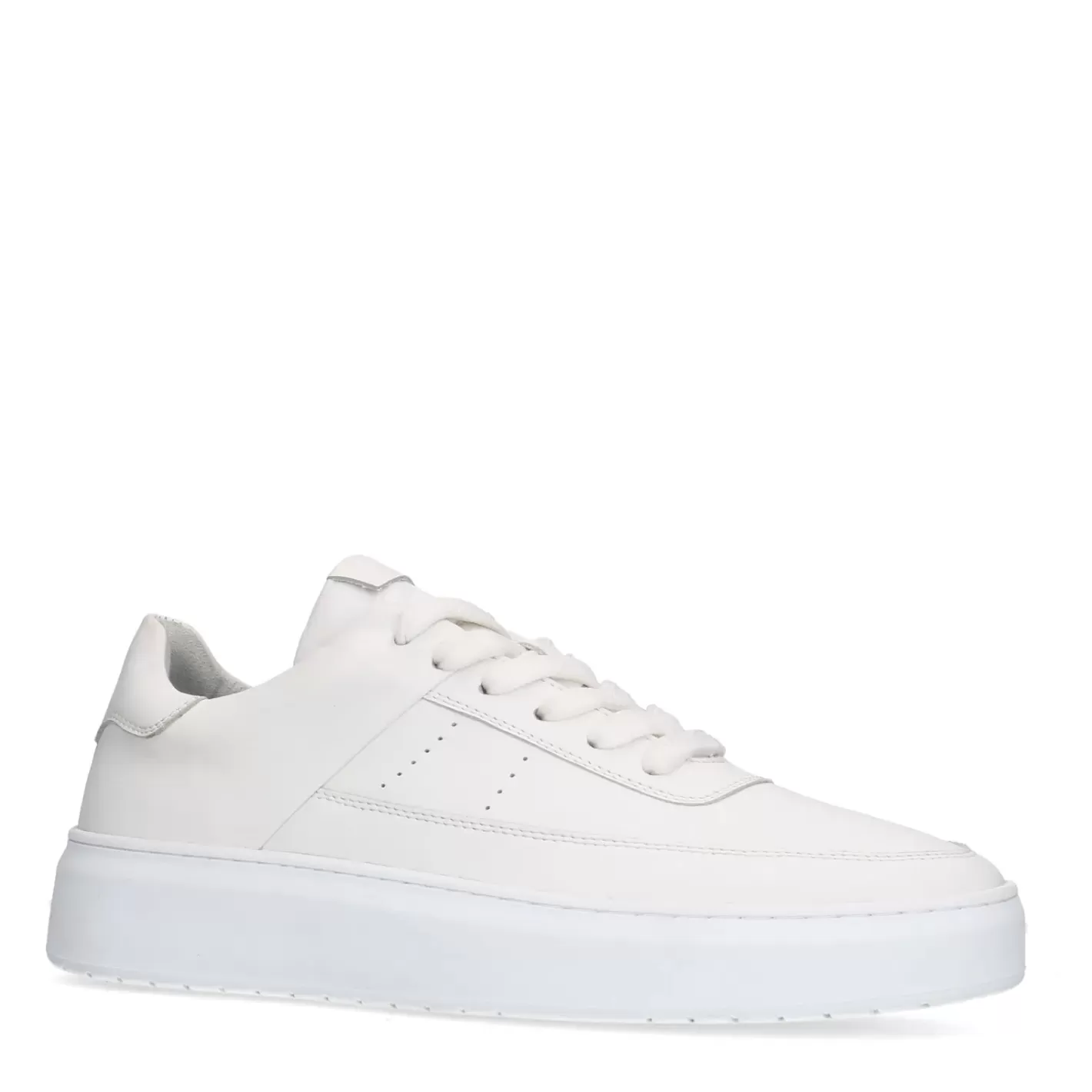 Baskets En Cuir - Blanc<Sacha Outlet