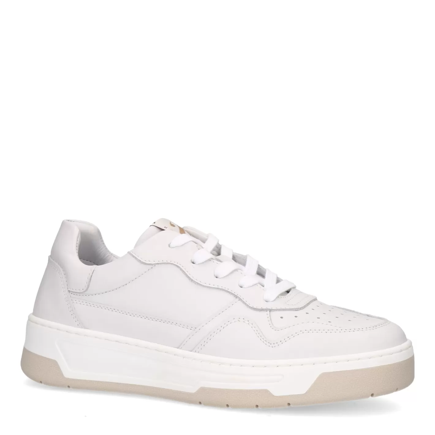 Baskets En Cuir - Blanc<Sacha Flash Sale