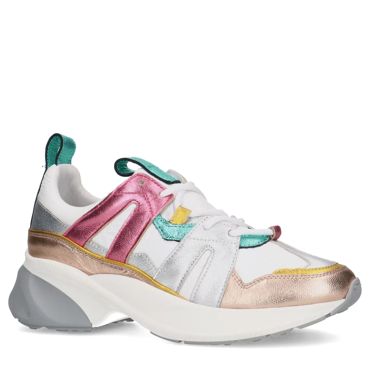 Baskets En Cuir - Multicolore<Sacha Online