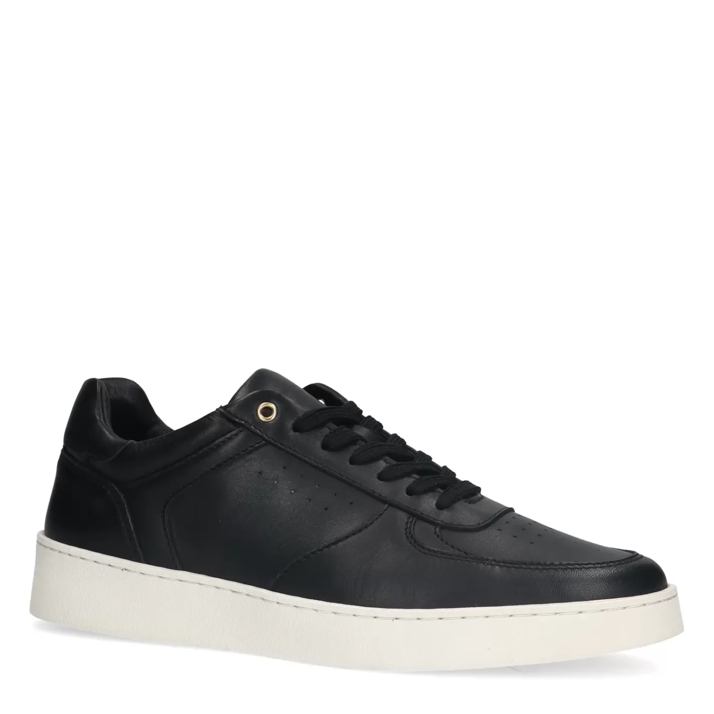 Baskets En Cuir - Noir<Sacha Online