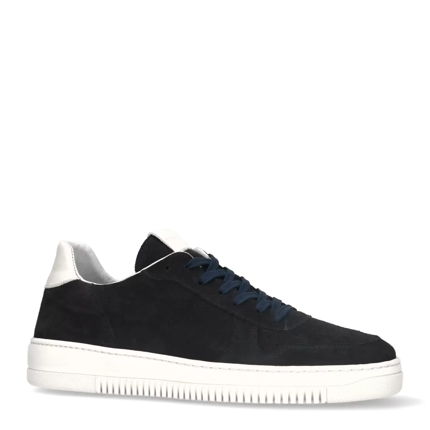 Baskets En Daim - Bleu Fonce<Sacha Best