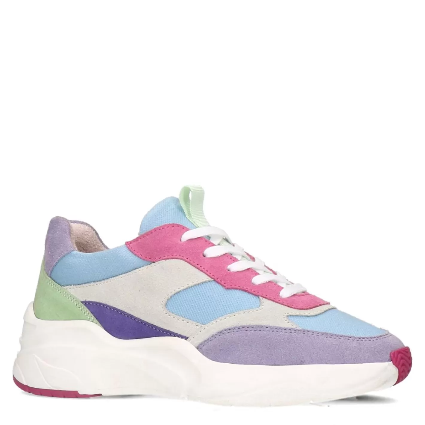 Baskets En Daim Multicolores - Bleu<Sacha Store