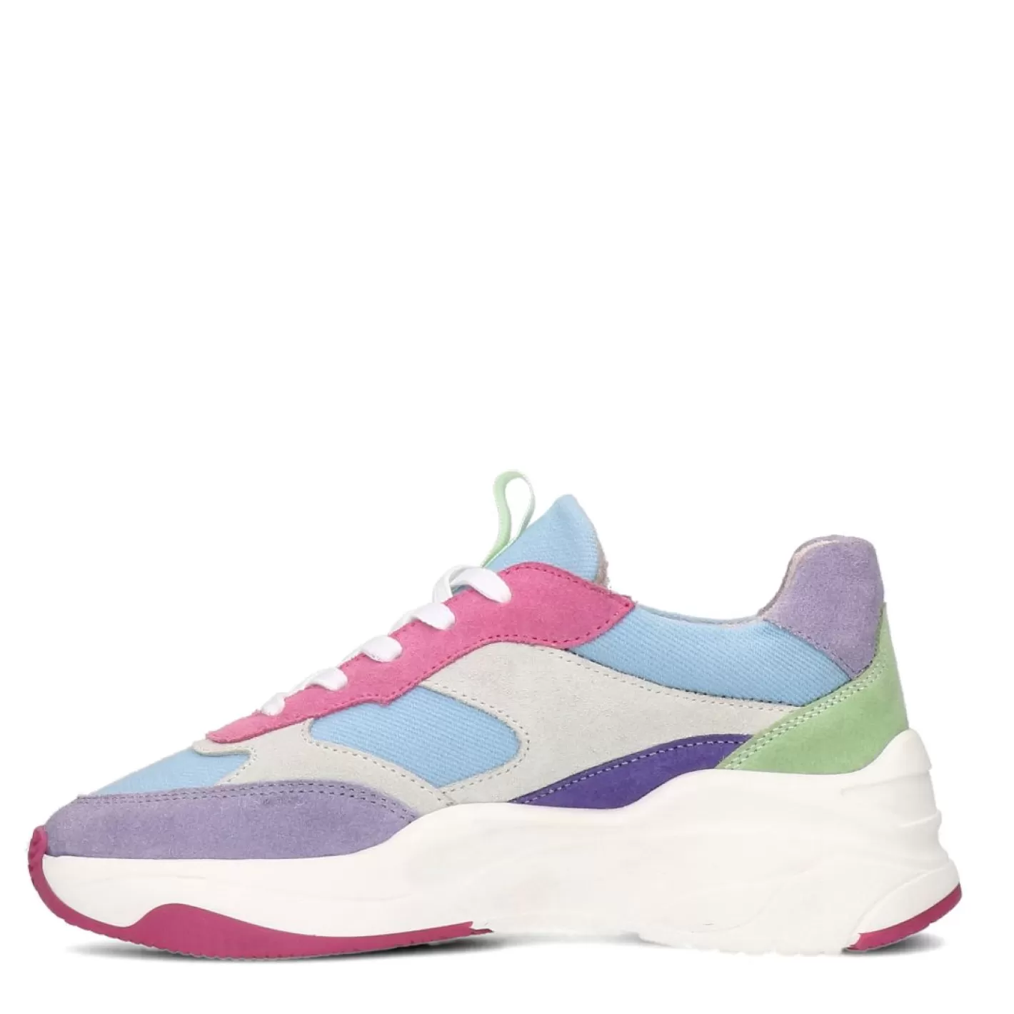 Baskets En Daim Multicolores - Bleu<Sacha Store