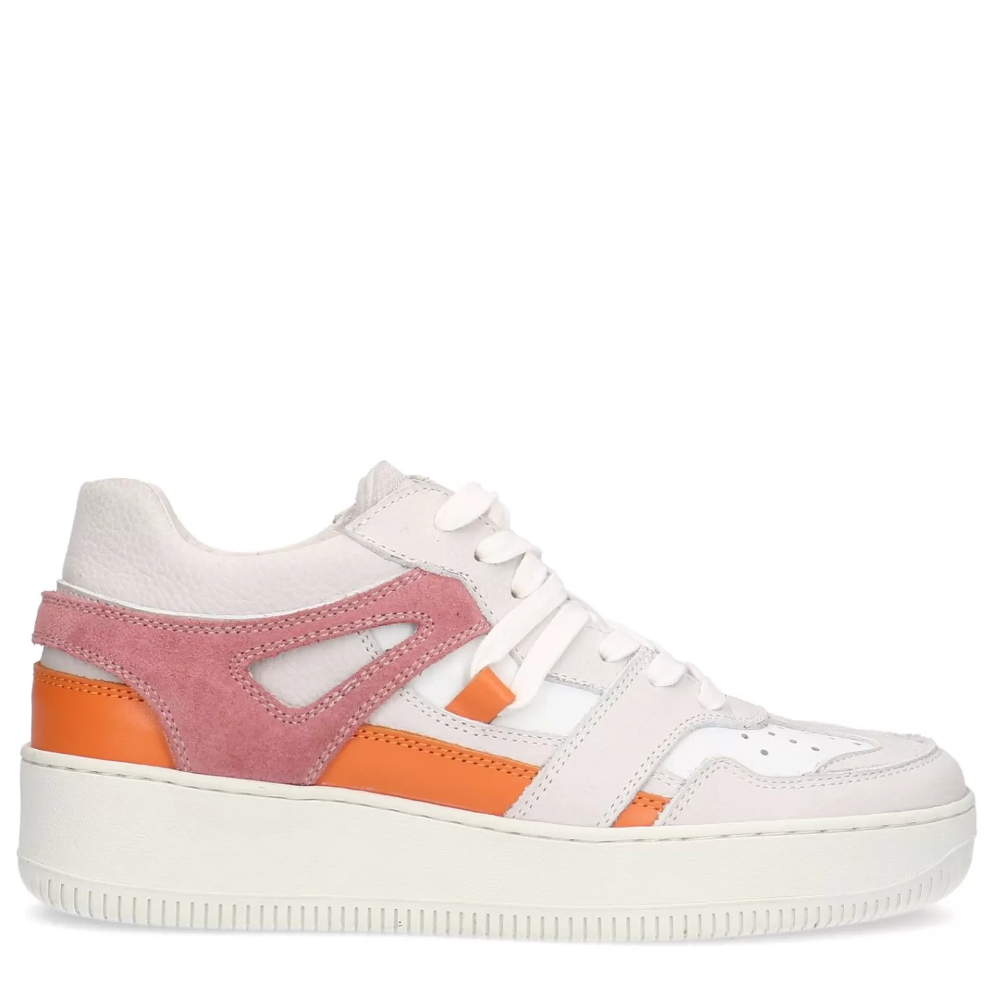 Baskets En Nubuck - Blanc Casse<Sacha Hot