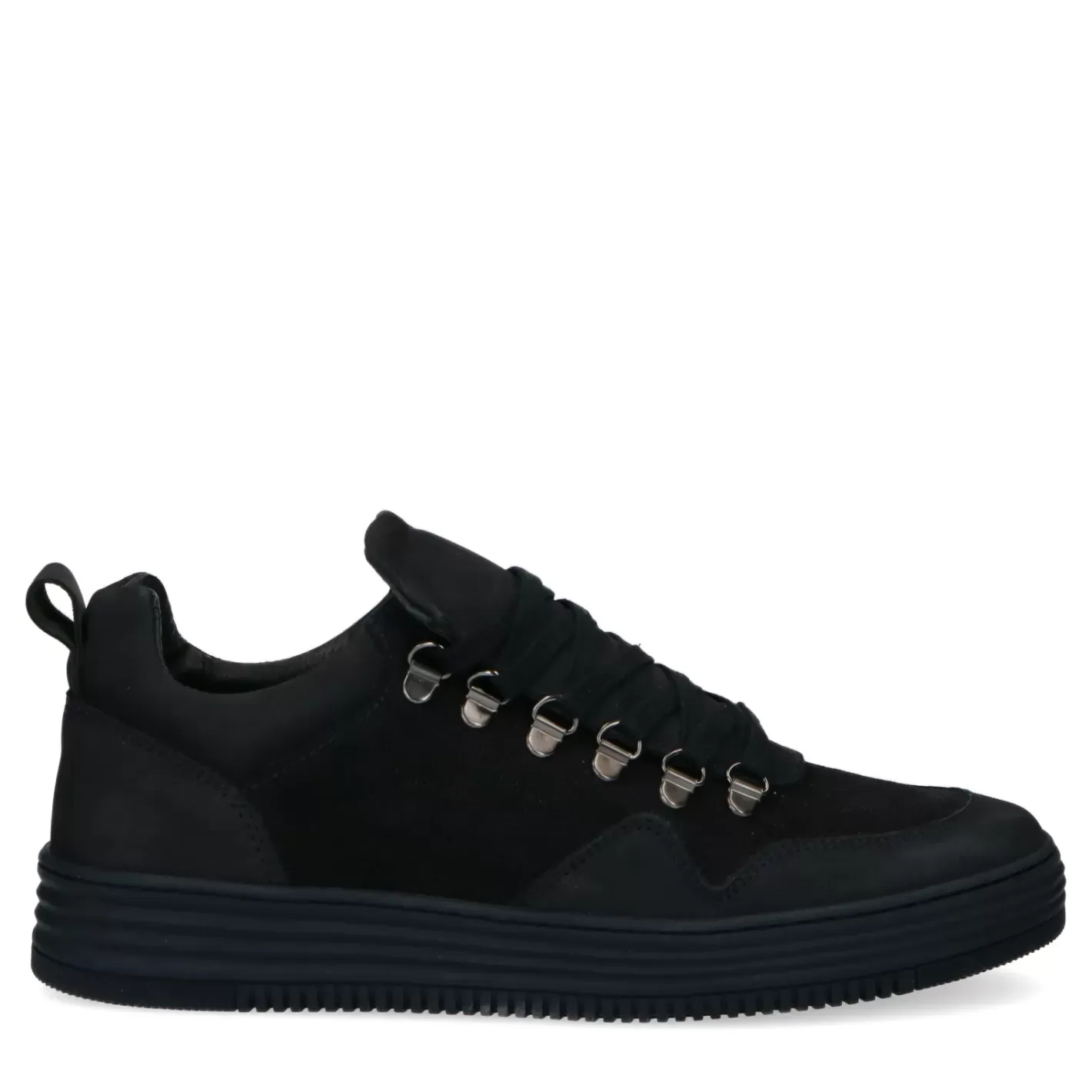 Baskets En Nubuck - Bleu Fonce<Sacha Cheap