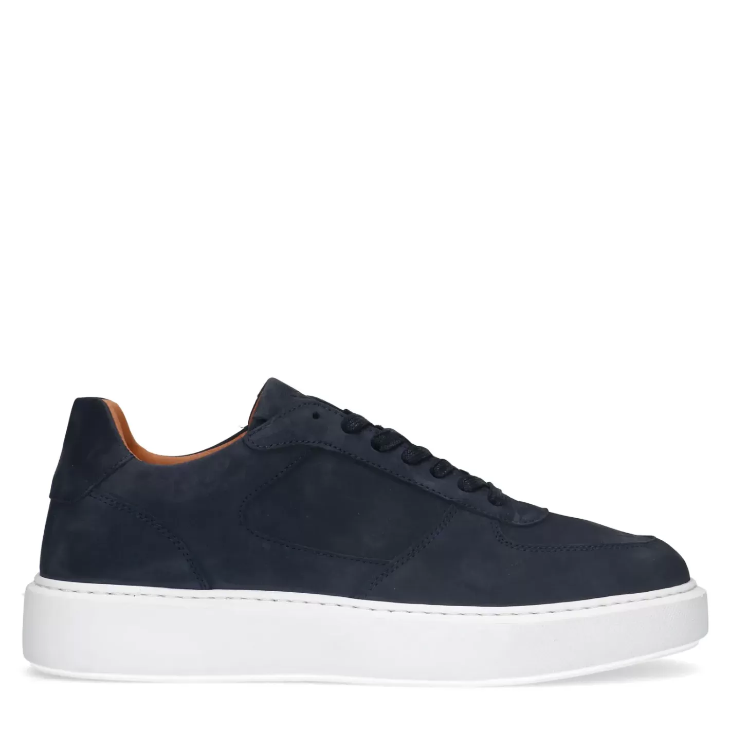 Baskets En Nubuck - Bleu Fonce<Sacha Sale