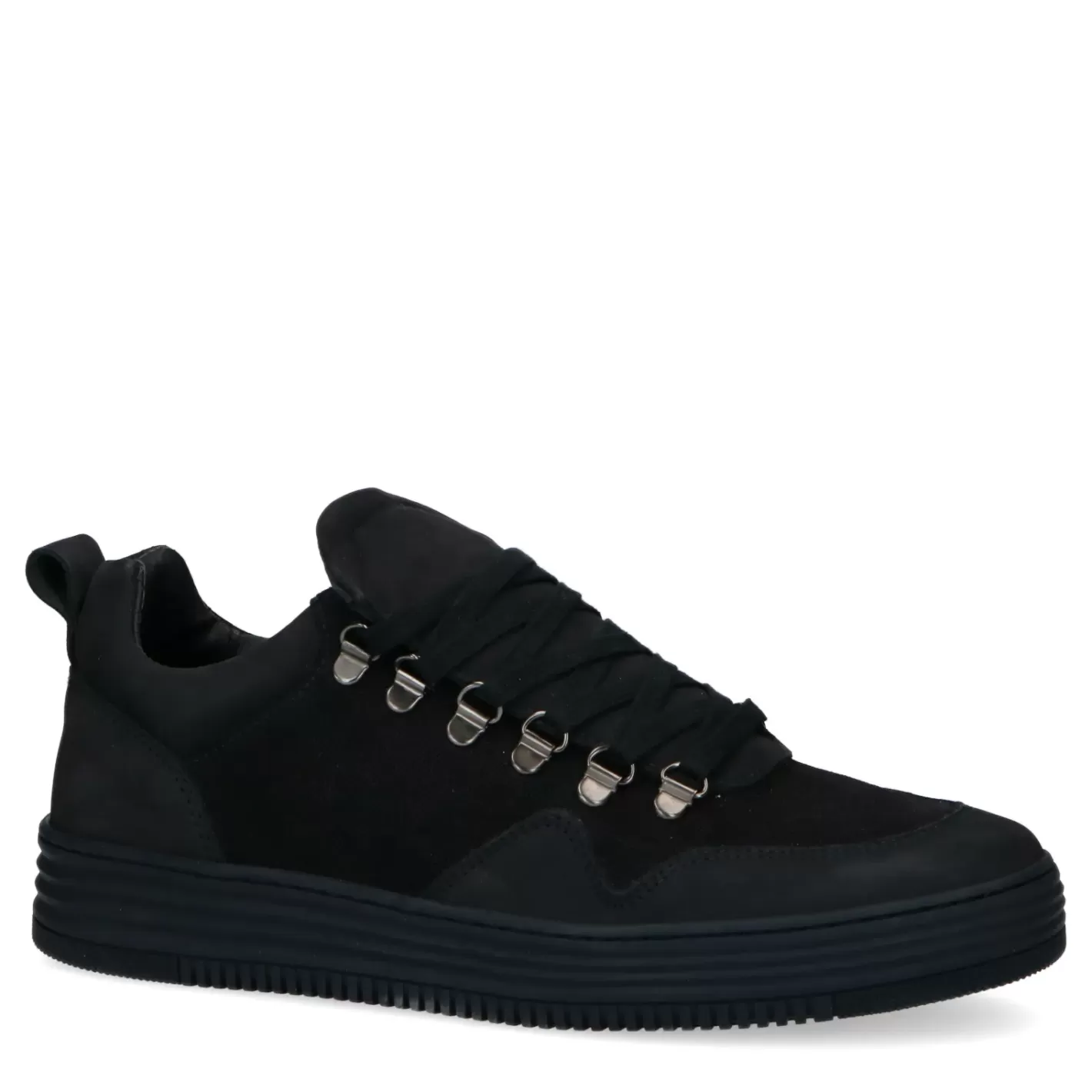 Baskets En Nubuck - Bleu Fonce<Sacha Cheap