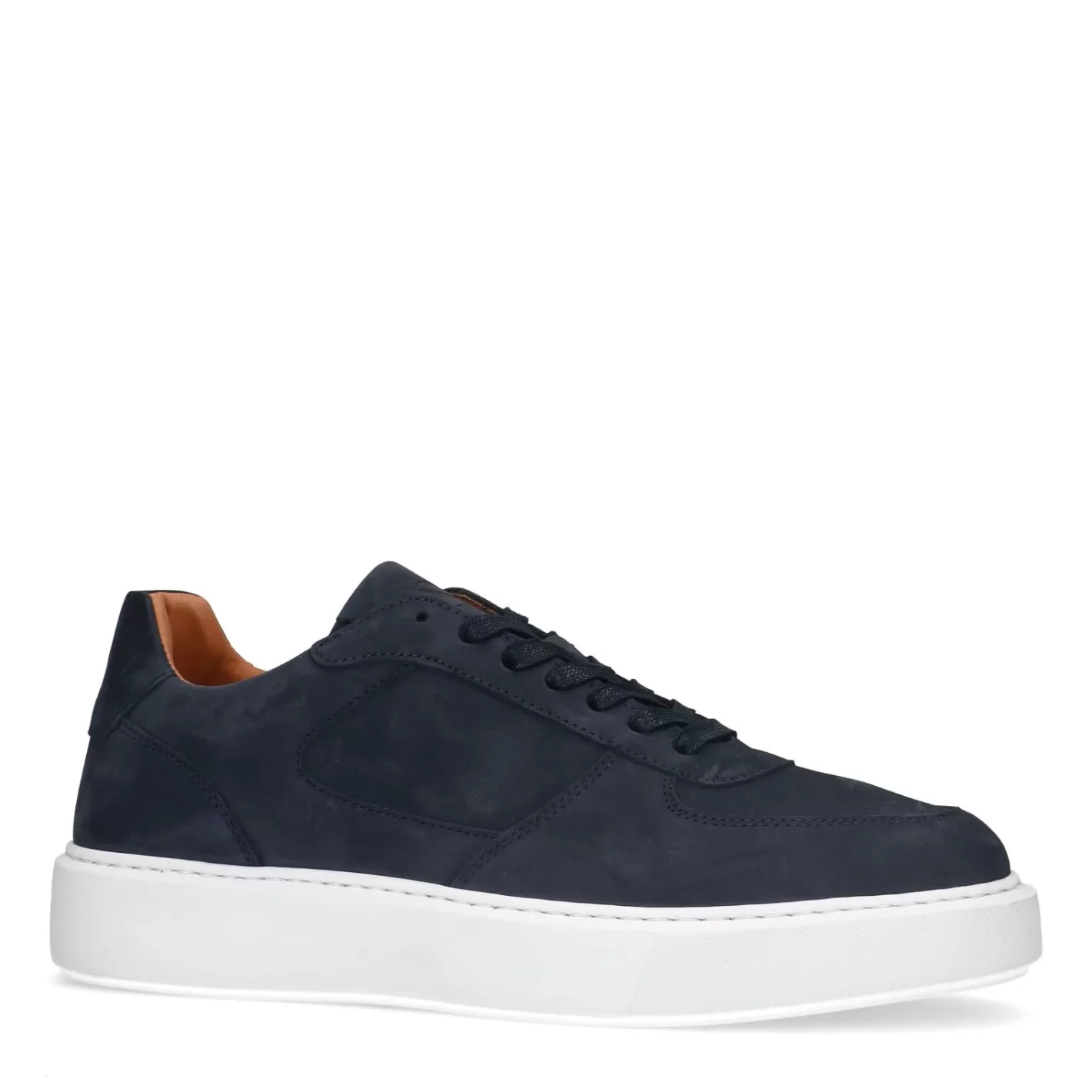 Baskets En Nubuck - Bleu Fonce<Sacha Sale