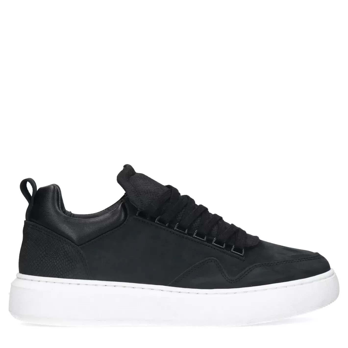 Baskets En Nubuck - Noir<Sacha Clearance