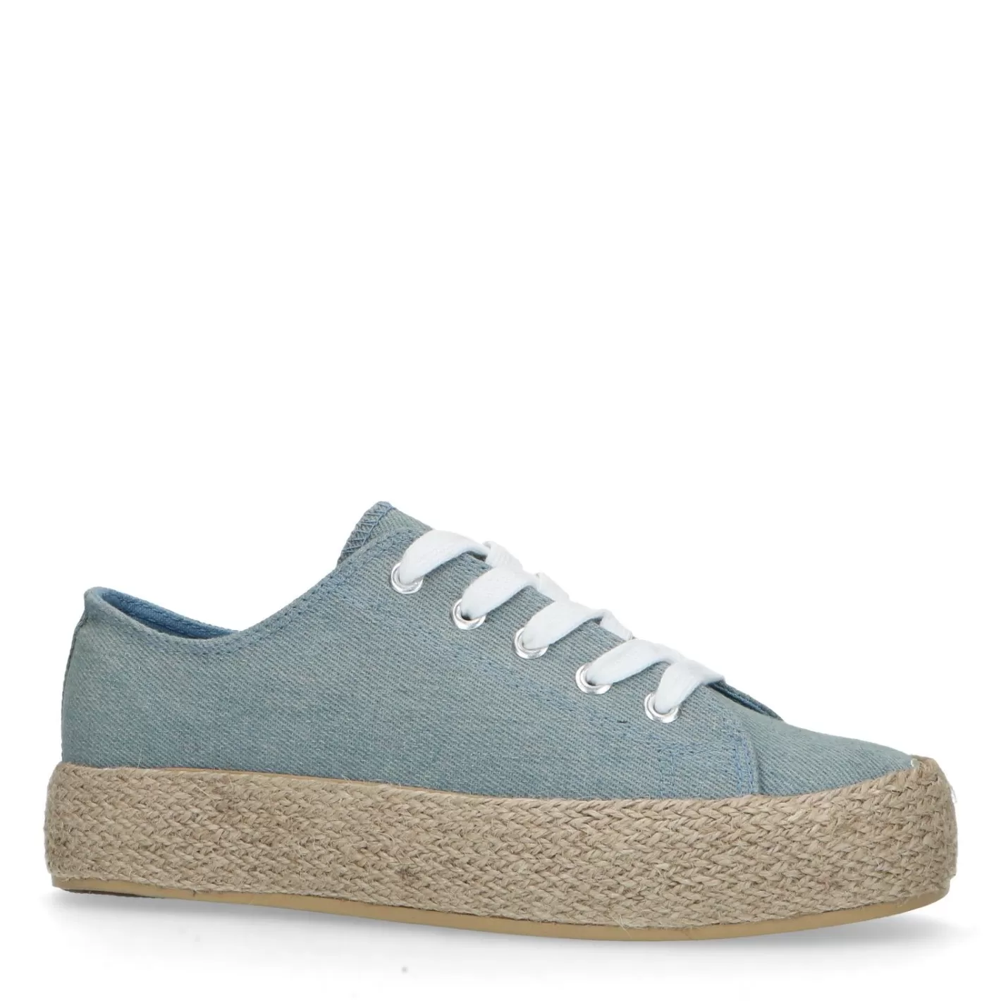 Baskets En Textile Avec Semelle En Corde - Bleu<Sacha New