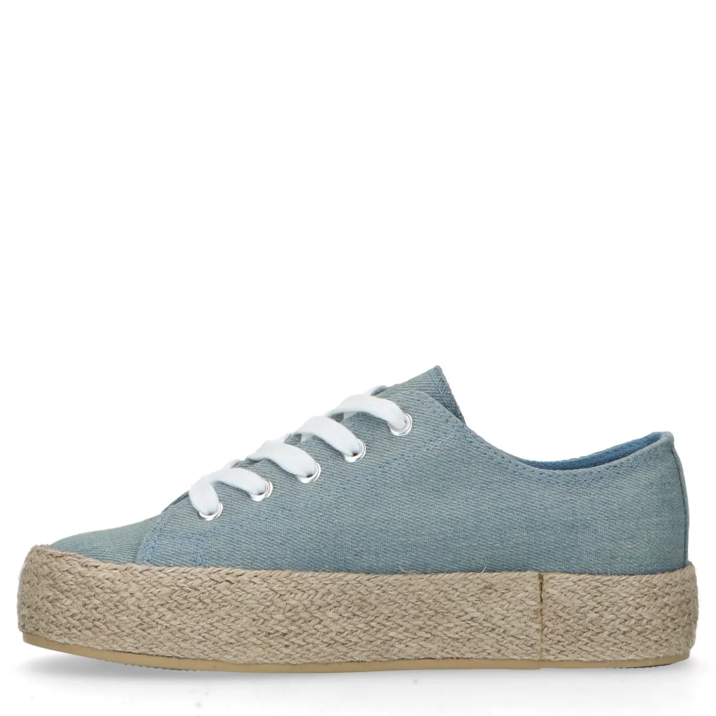 Baskets En Textile Avec Semelle En Corde - Bleu<Sacha New