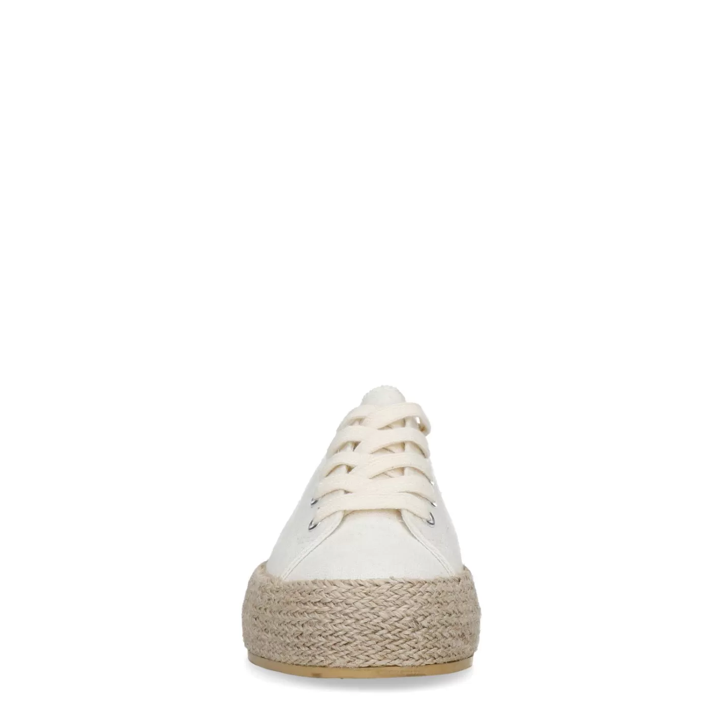 Baskets En Toile Avec Semelle En Corde - Blanc Casse<Sacha Fashion