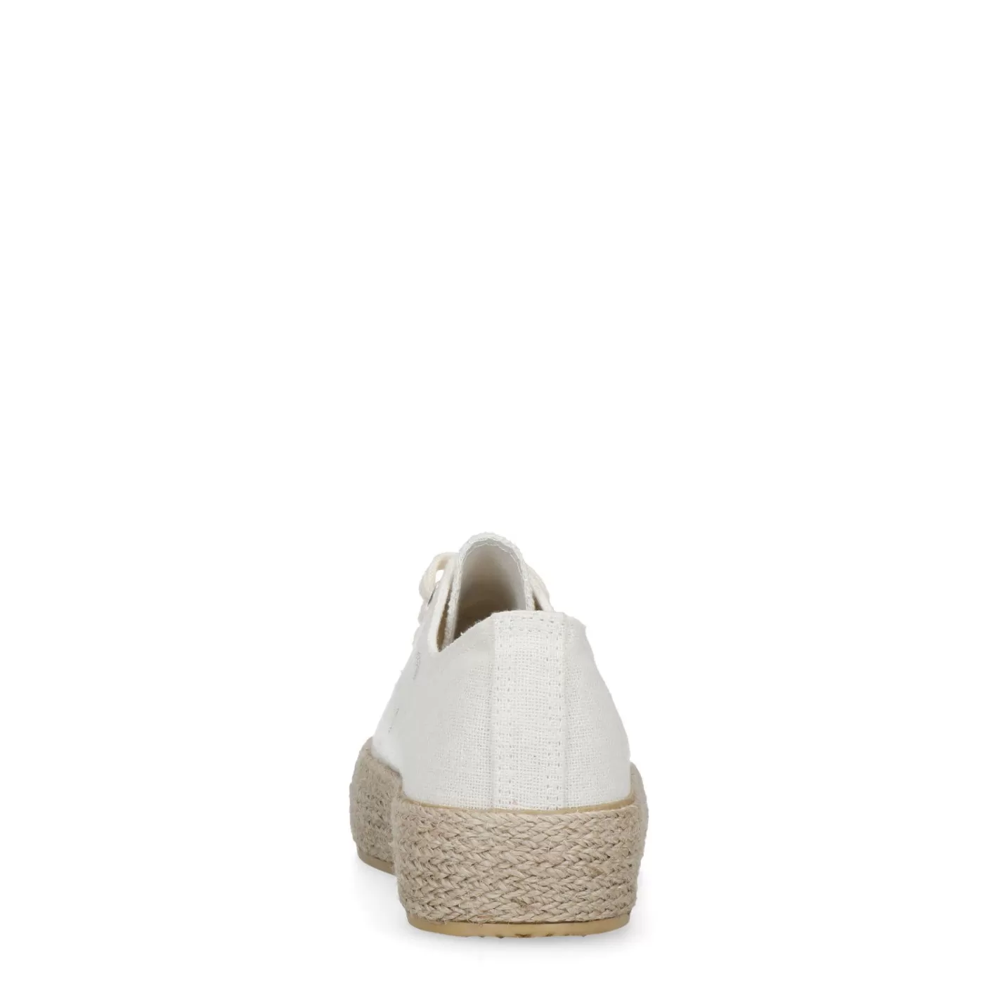 Baskets En Toile Avec Semelle En Corde - Blanc Casse<Sacha Fashion