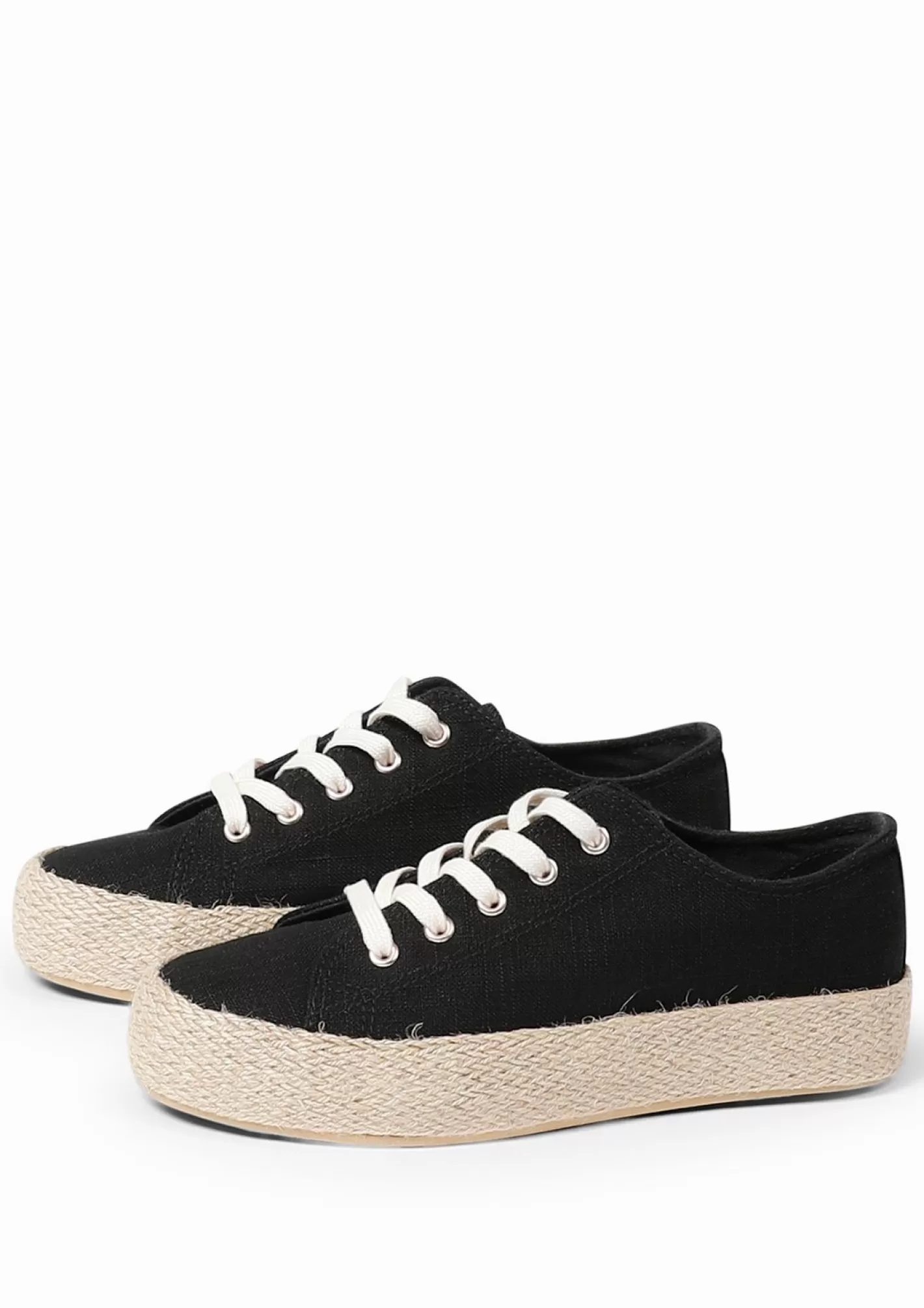 Baskets En Toile Avec Semelle En Corde - Bleu Fonce<Sacha Discount