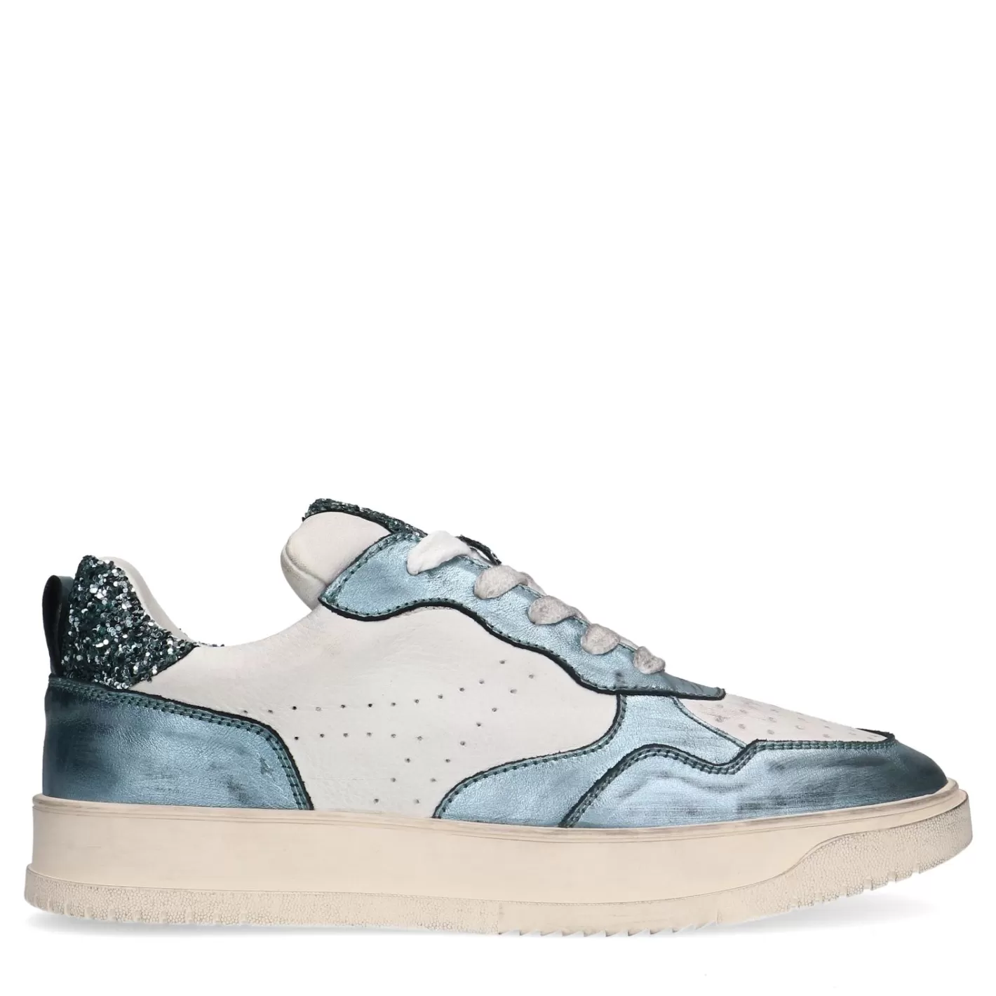 Baskets Metallisees Avec Paillettes - Bleu<Sacha Hot