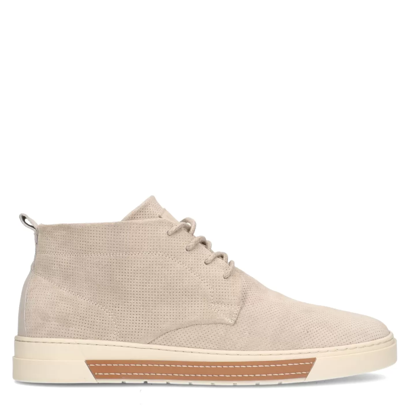 Baskets Montantes En Cuir - Beige<Sacha Sale