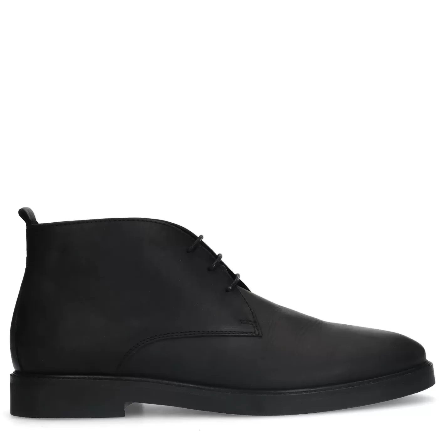 Boots A Lacets En Cuir - Noir<Sacha Shop