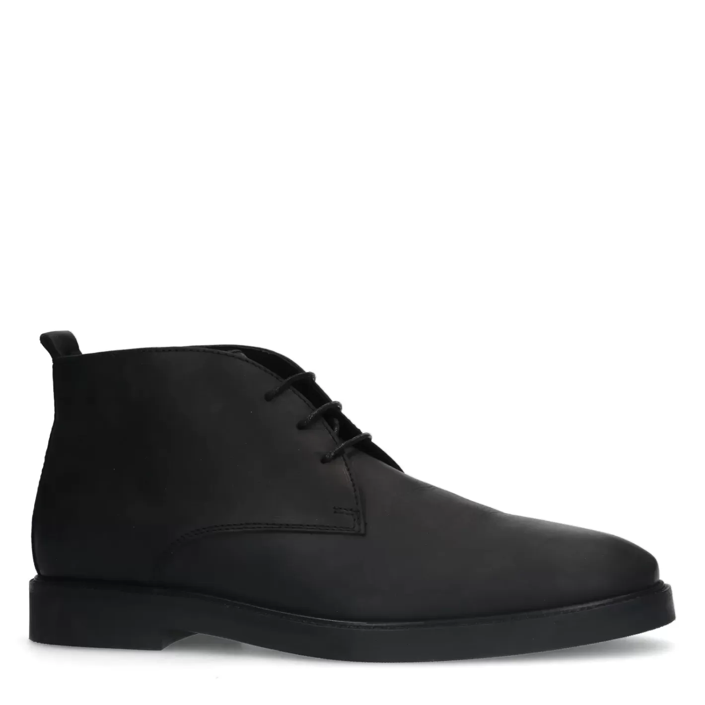 Boots A Lacets En Cuir - Noir<Sacha Shop