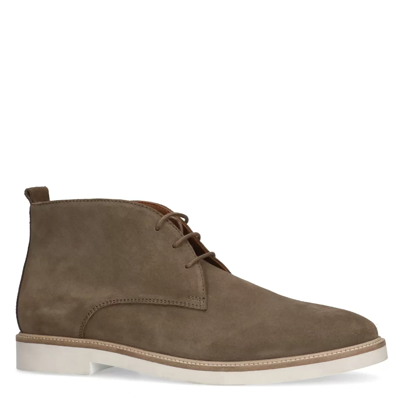 Boots A Lacets En Daim - Taupe<Sacha Online