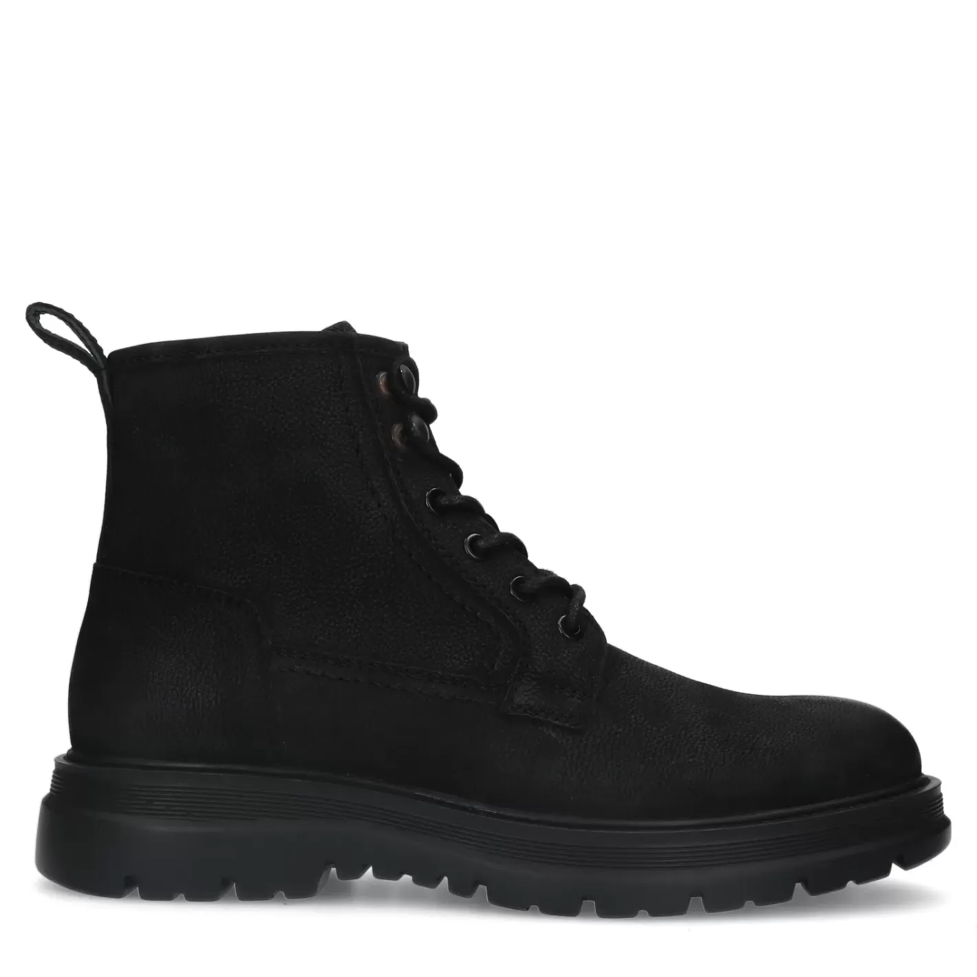 Boots A Lacets En Nubuck - Noir<Sacha Best