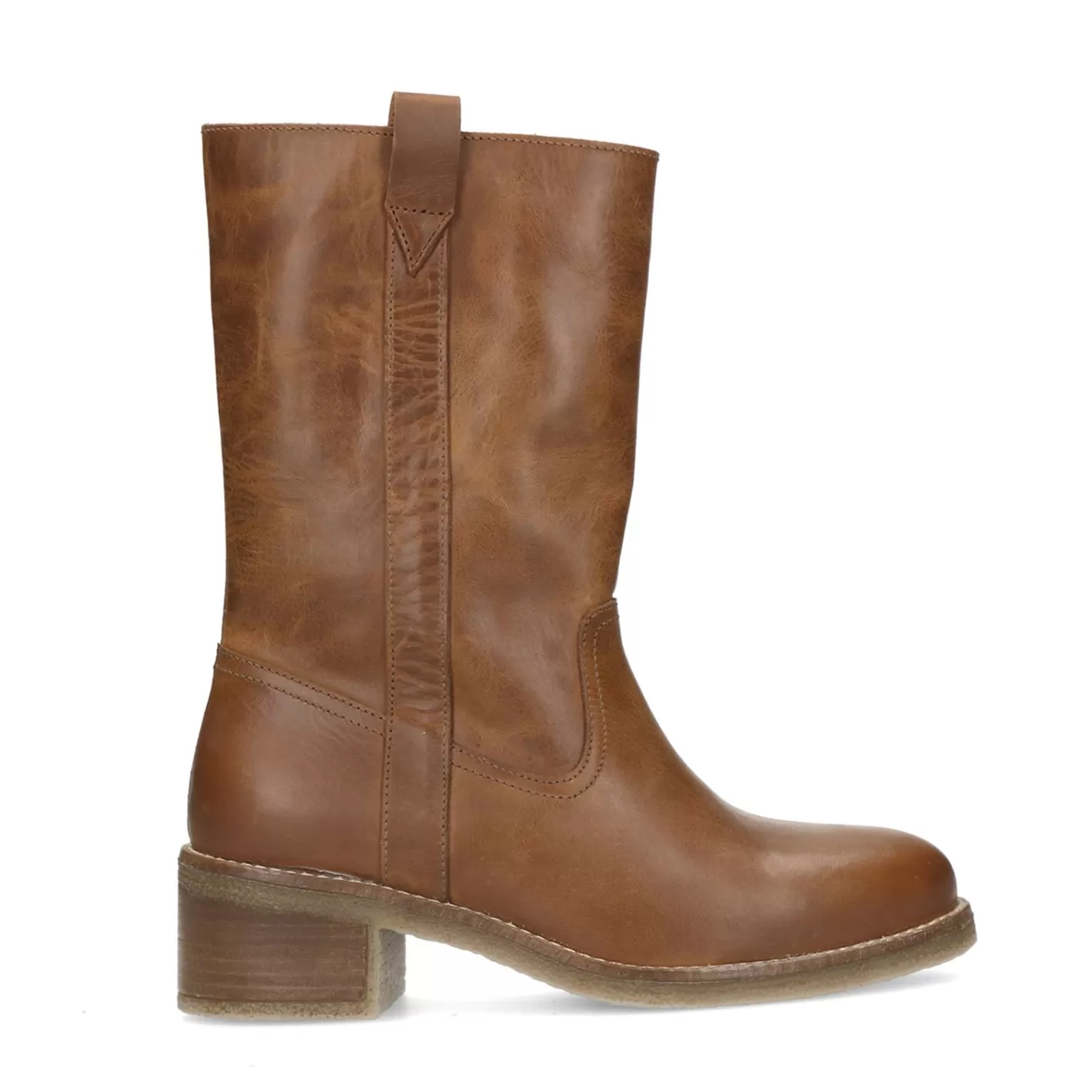 Bottes En Cuir - Marron<Sacha New