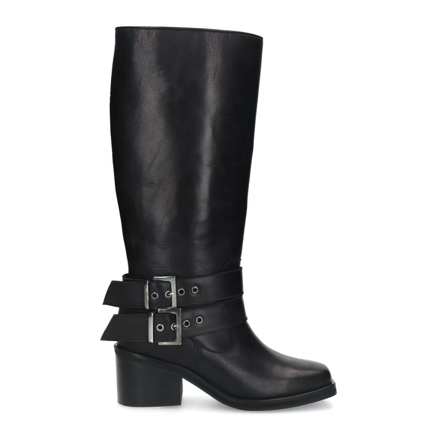 Bottes Hautes A Boucles - Noir<Sacha Flash Sale