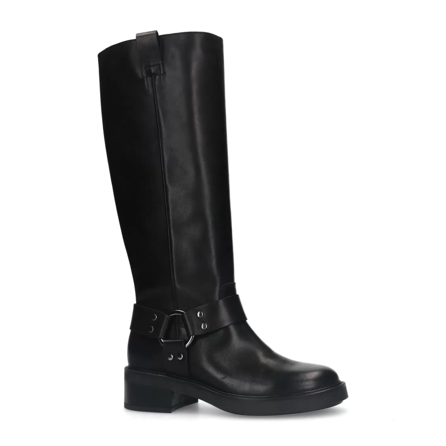 Bottes Motardes Hautes - Noir<Sacha Discount