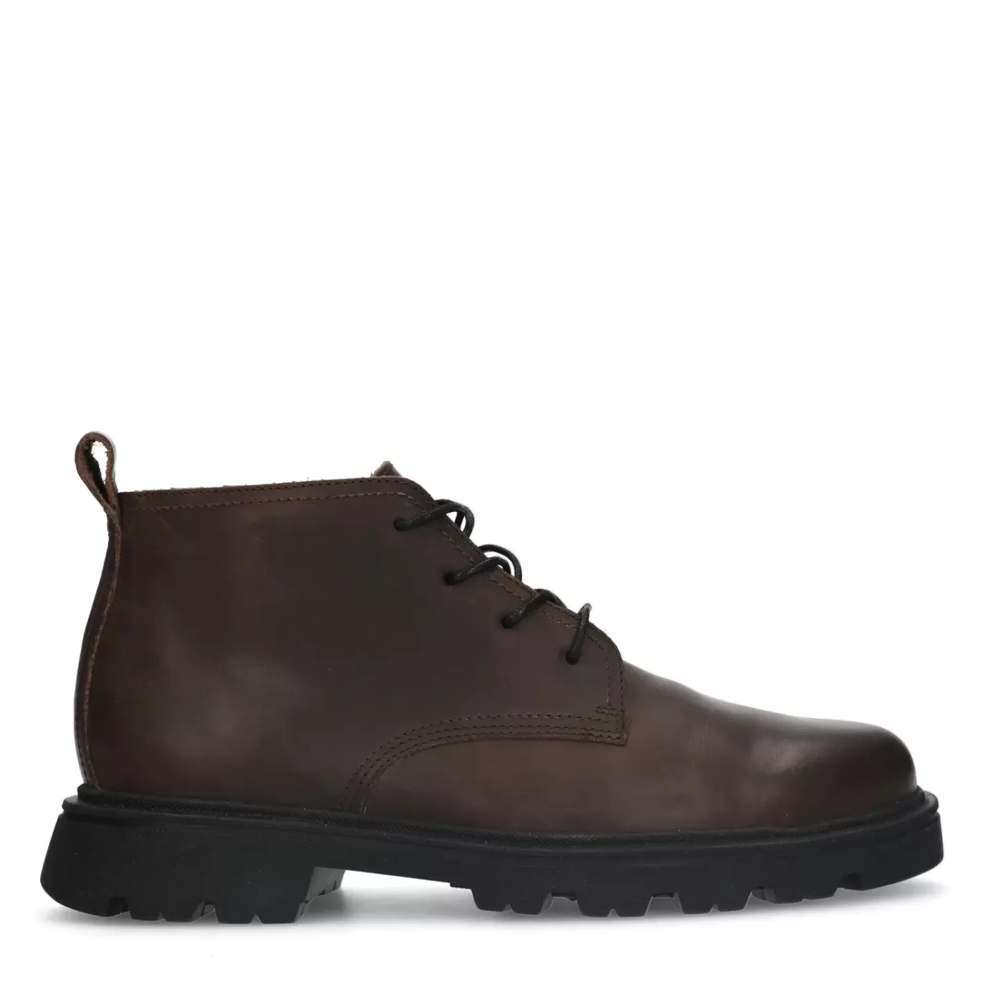 Bottines A Lacets En Cuir - Marron<Sacha Outlet