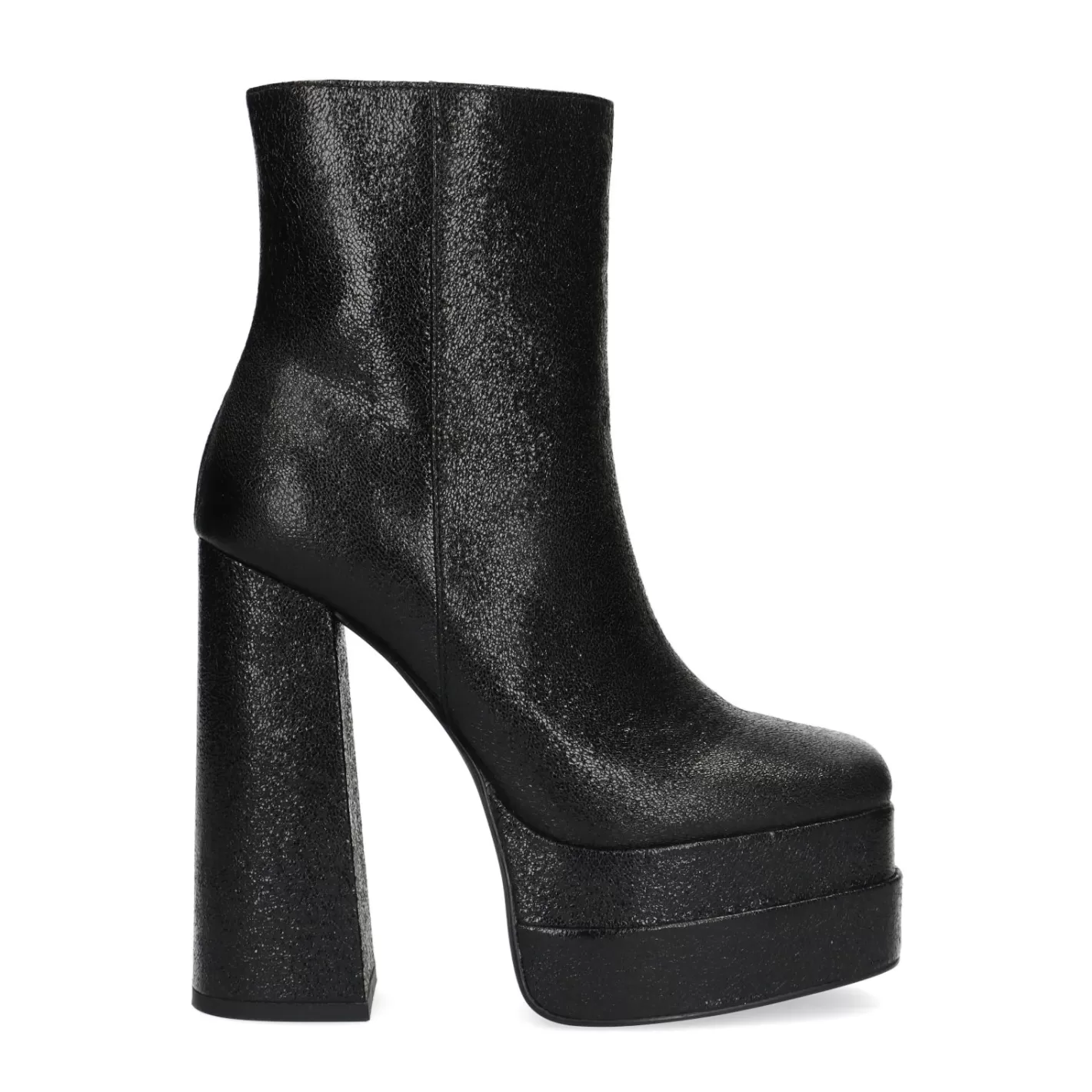 Bottines Brillantes A Plateforme Avec Talon Haut - Noir<Sacha Outlet