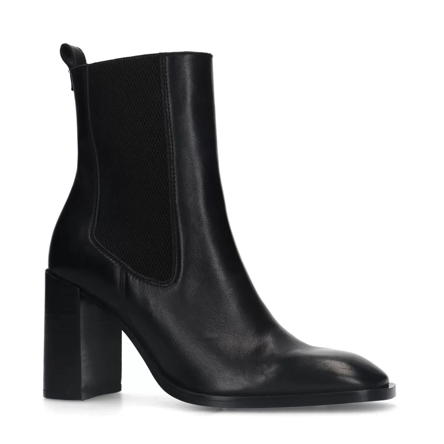 Bottines Chelsea A Talon - Noir<Sacha Outlet