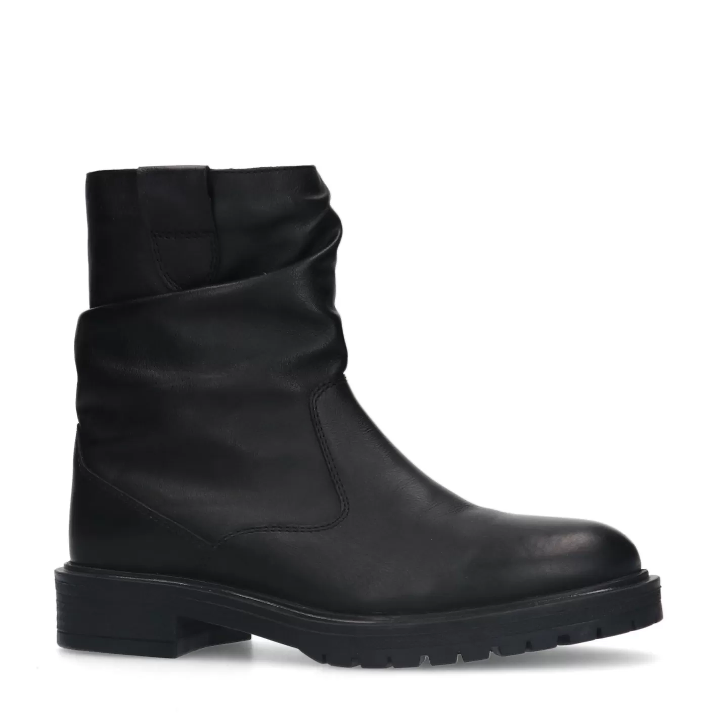 Bottines En Cuir - Noir<Sacha Flash Sale