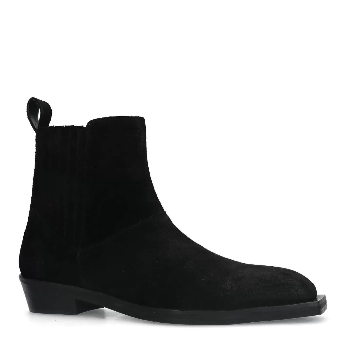 Bottines En Daim - Noir<Sacha Online