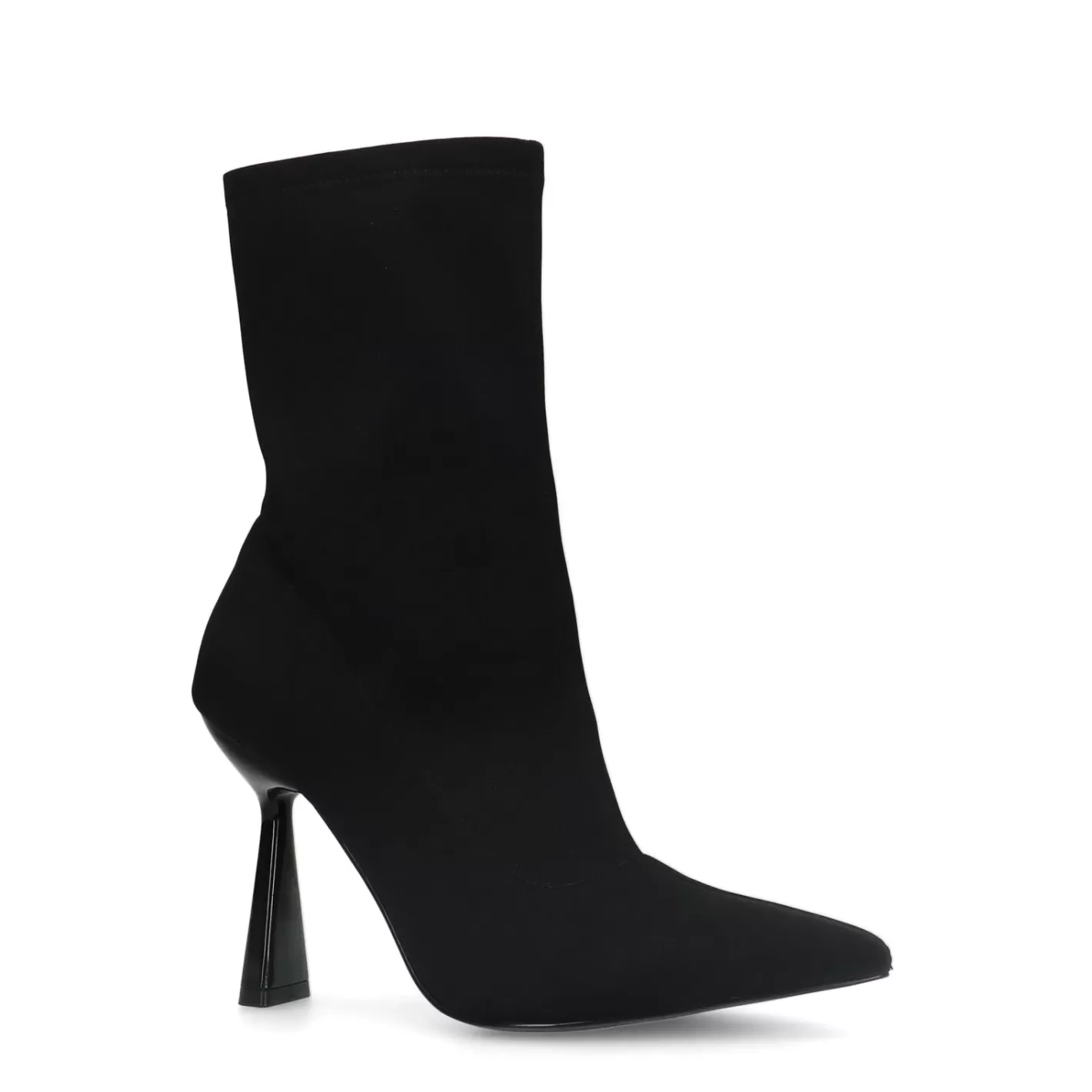 Bottines-Chaussettes Avec Talon Entonnoir - Noir<Sacha Cheap