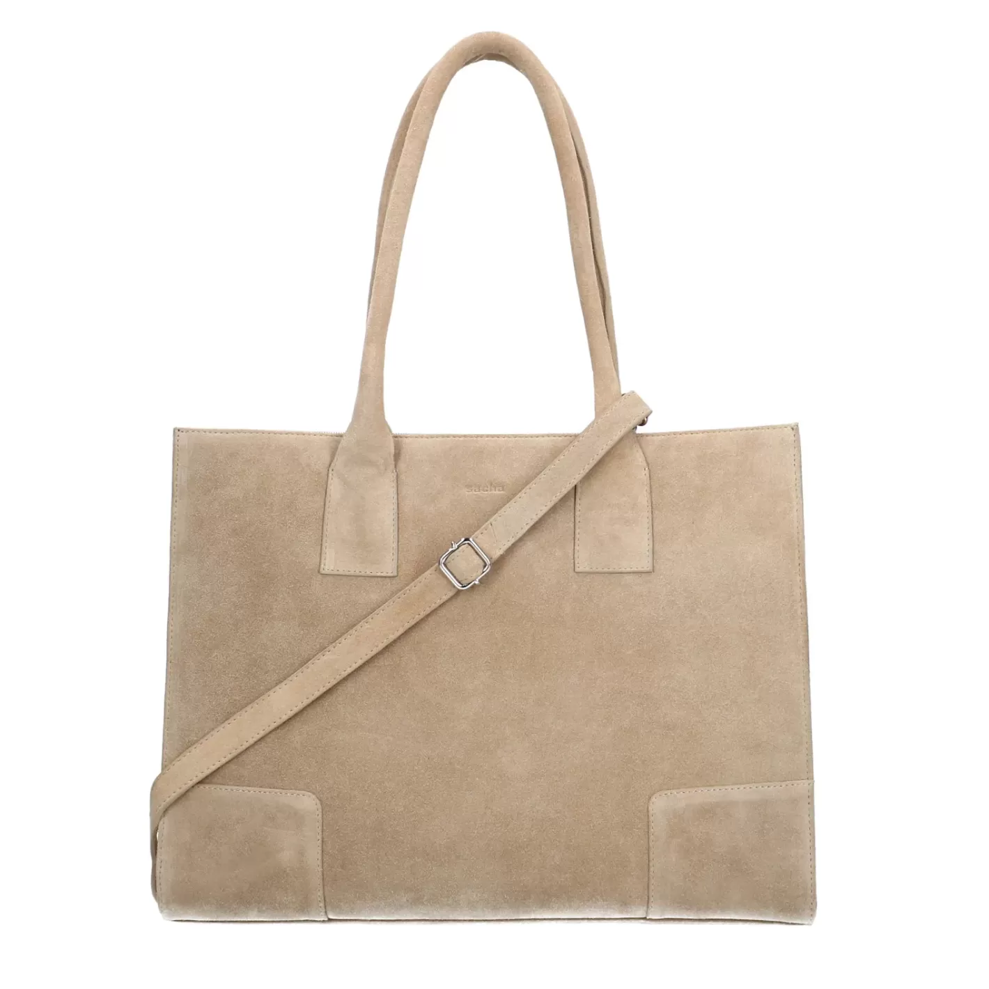 Cabas En Daim - Beige<Sacha Shop