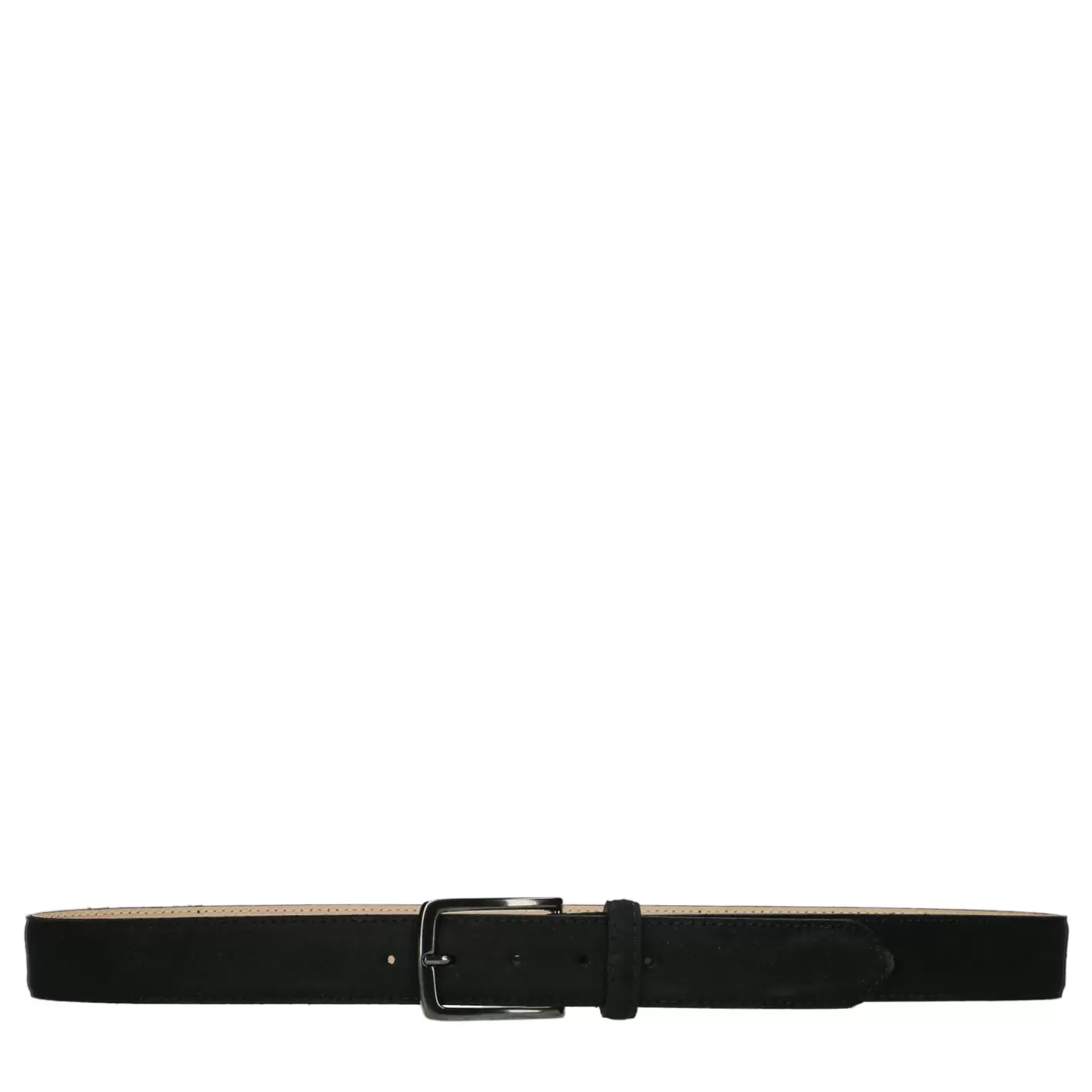 Ceinture En Daim Avec Boucle Argentee - Noir<Sacha Best