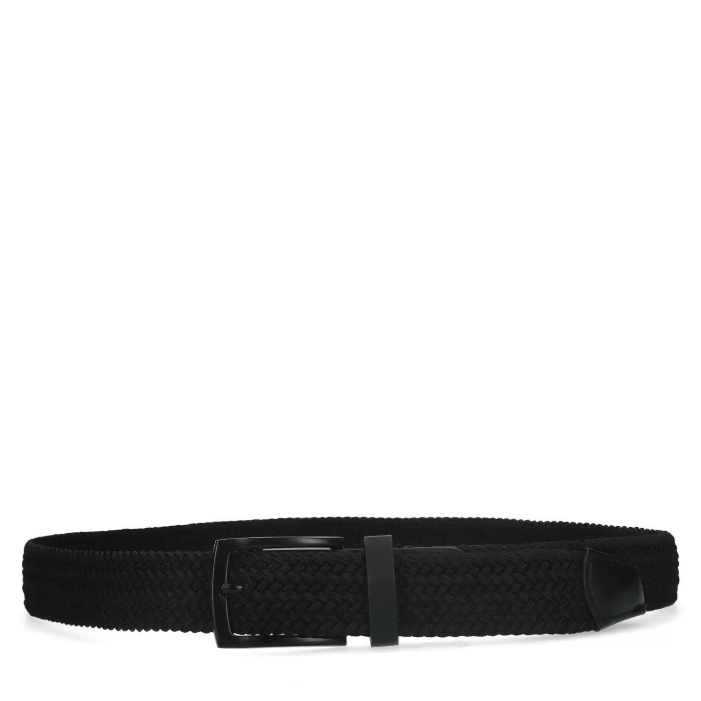 Ceinture Tressee - Noir<Sacha Best Sale