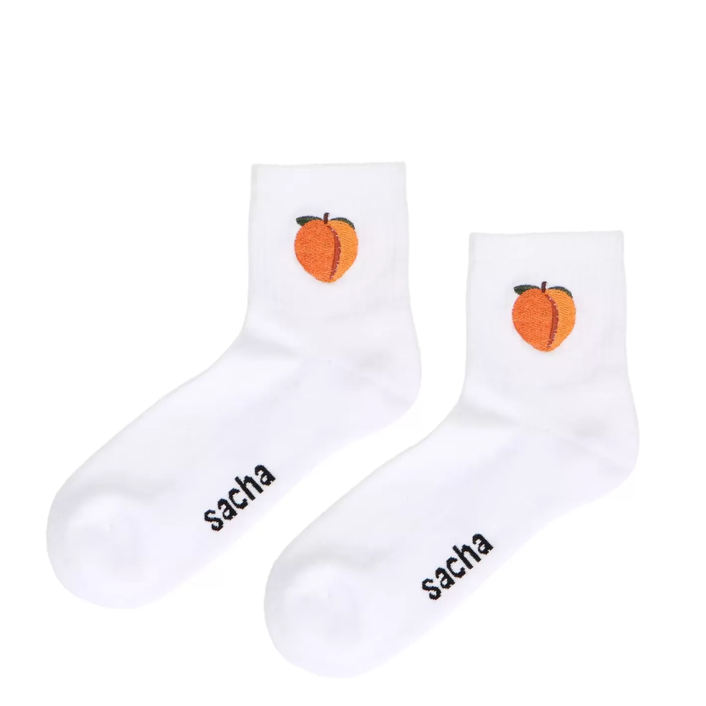 Chaussettes De Sport Avec Peche - Blanc<Sacha Discount