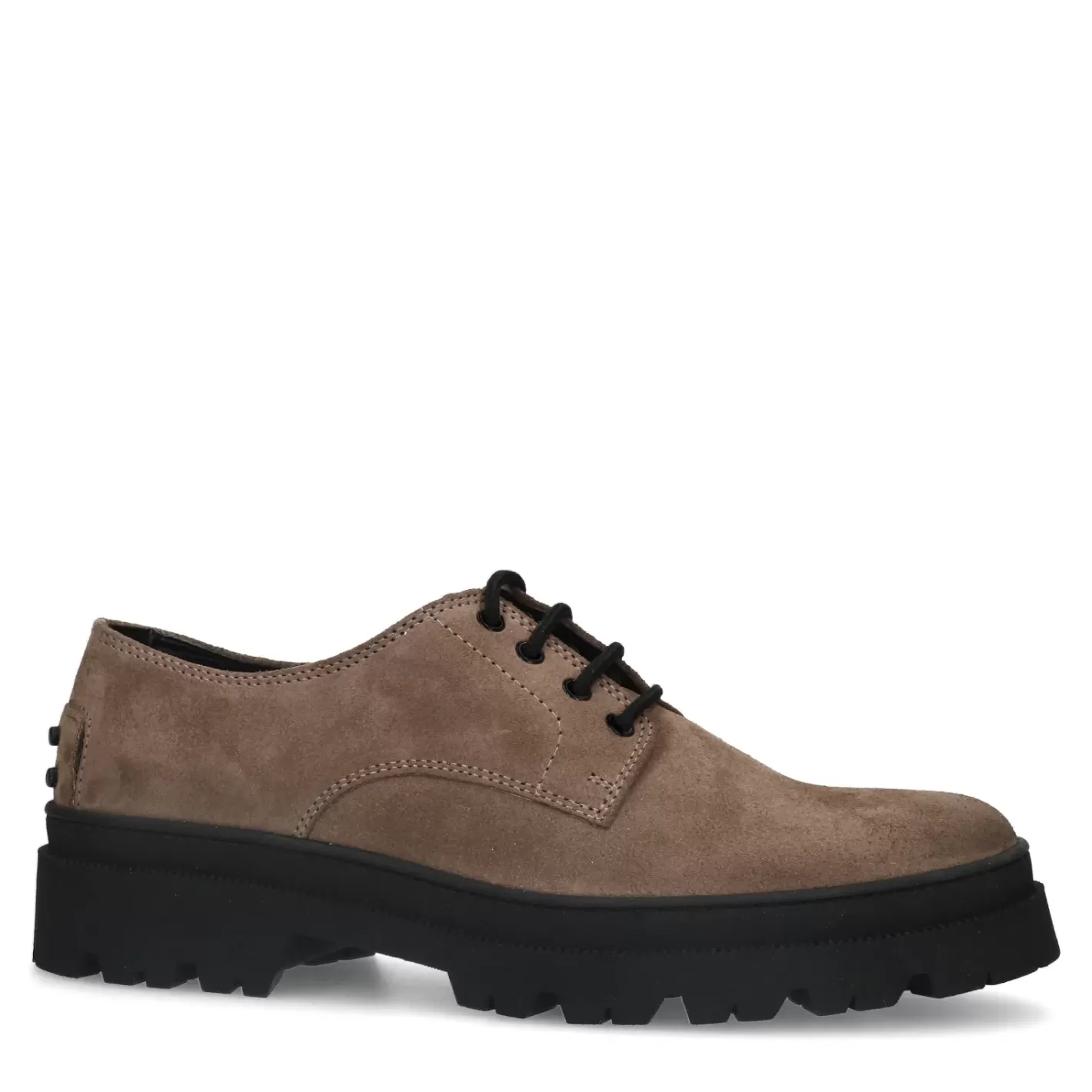 Chaussures À Lacets Chunky En Daim - Taupe<Sacha Store