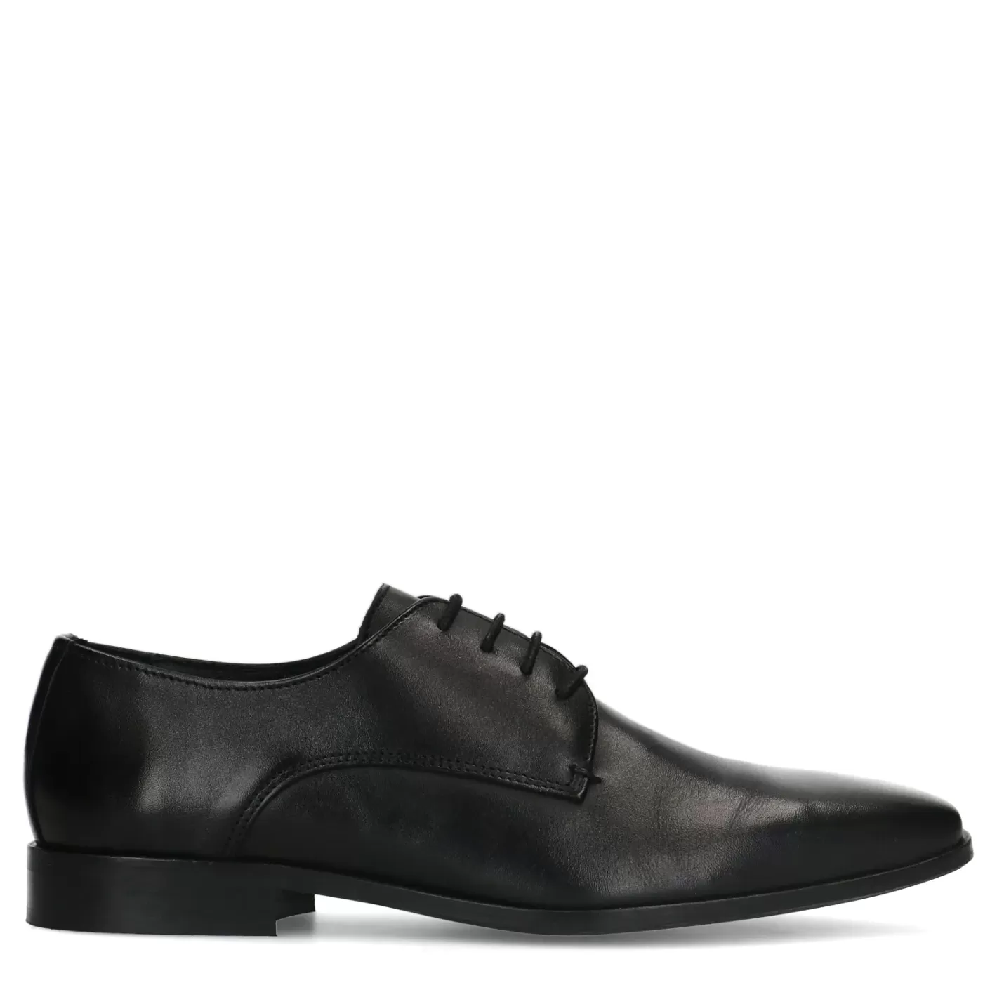 Chaussures À Lacets En Cuir - Noir<Sacha Discount