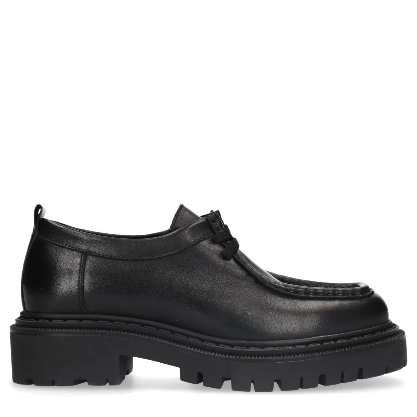 Chaussures À Lacets En Cuir - Noir<Sacha Online