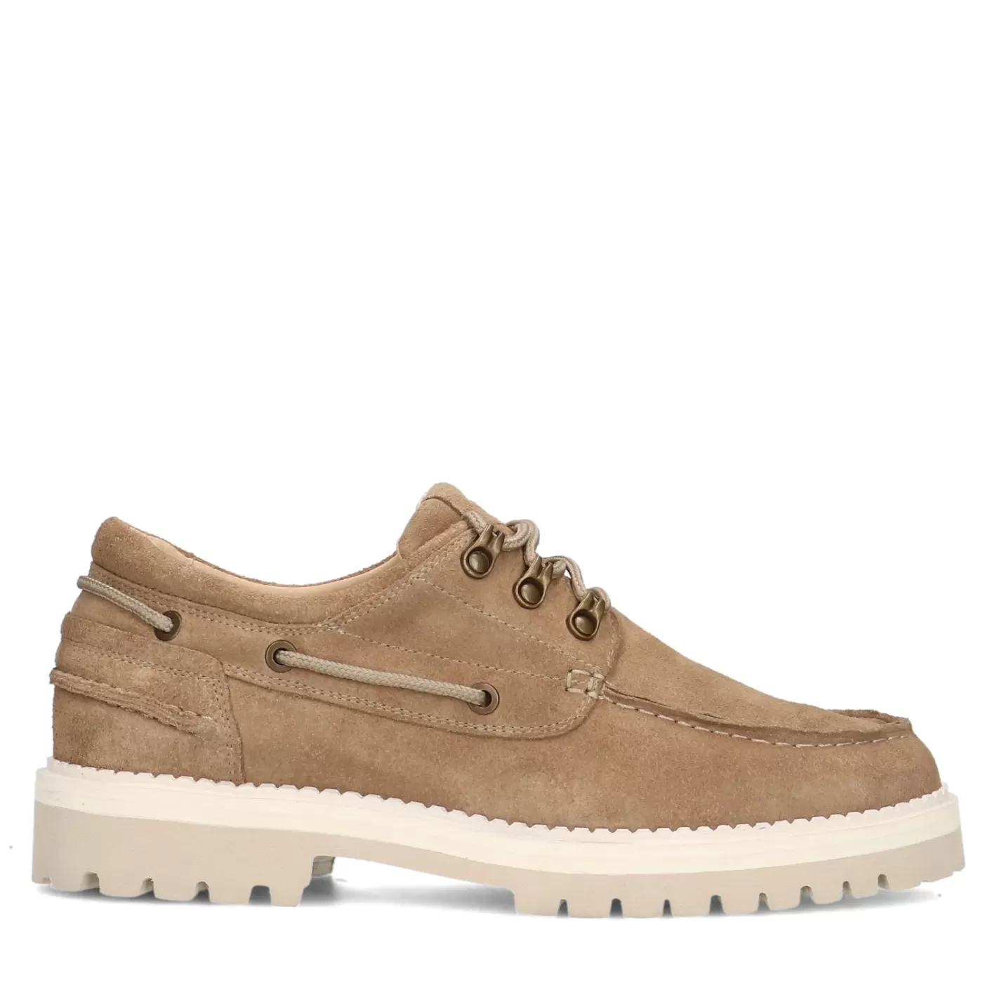 Chaussures À Lacets En Daim - Beige<Sacha Outlet