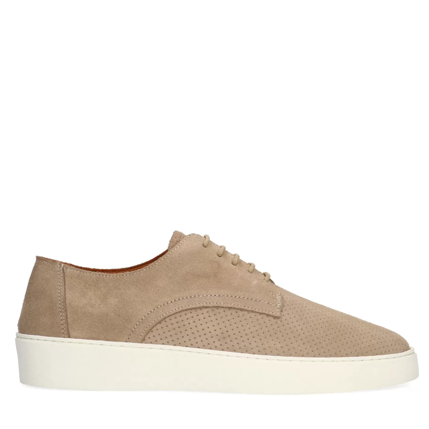 Chaussures À Lacets En Daim - Beige<Sacha Fashion