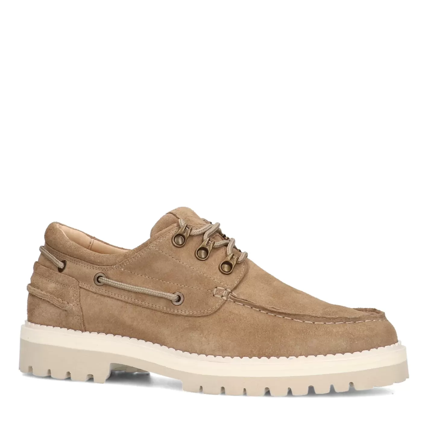 Chaussures À Lacets En Daim - Beige<Sacha Outlet