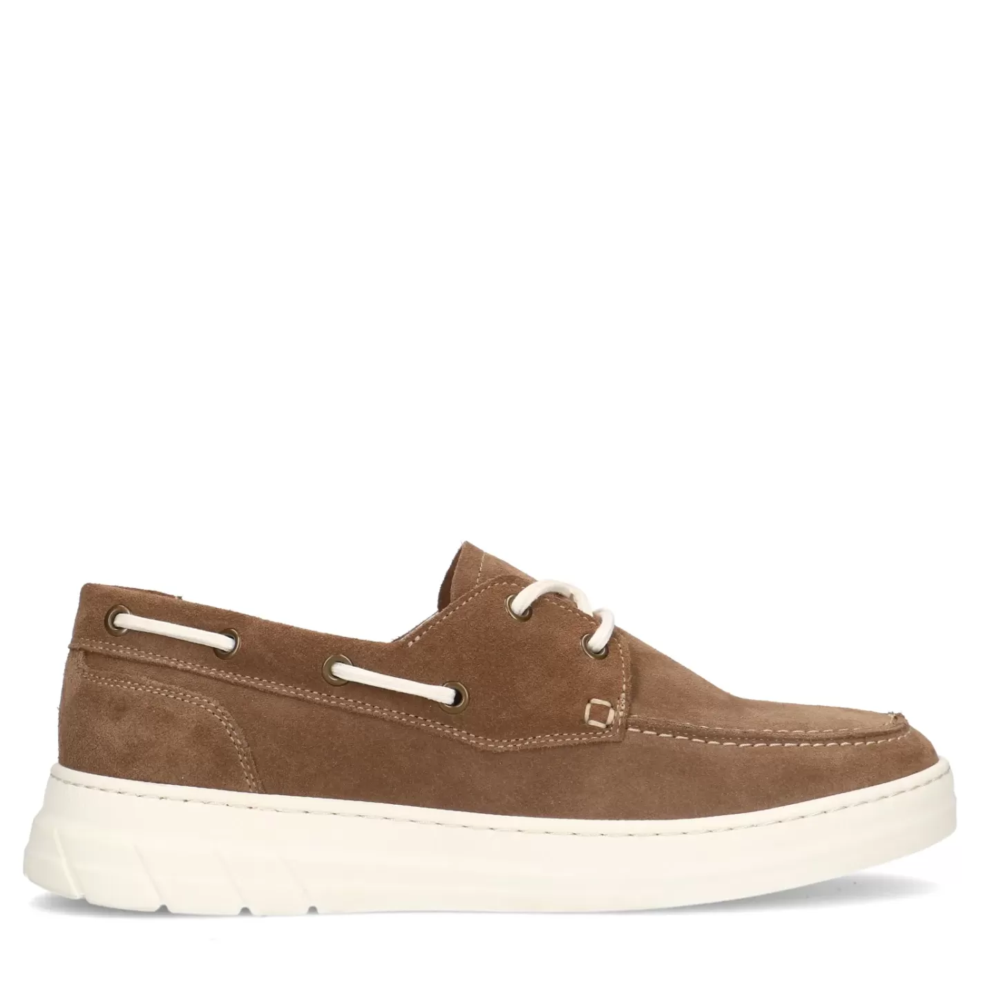 Chaussures À Lacets En Daim - Taupe<Sacha Cheap