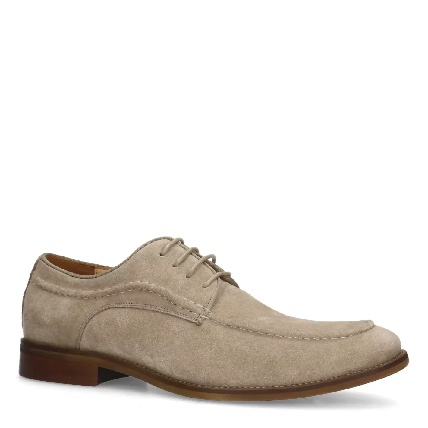 Chaussures À Lacets En Daim - Taupe<Sacha Cheap