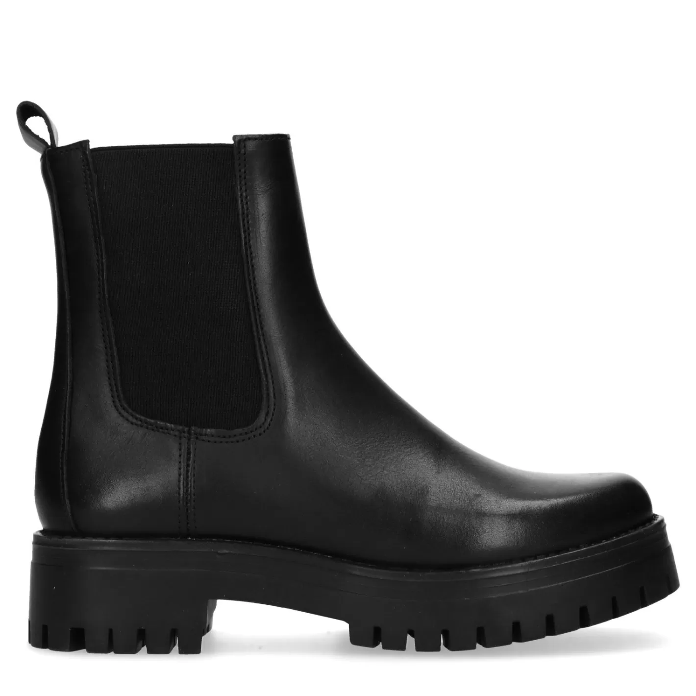 Chelsea Boots Basses En Cuir - Noir<Sacha Cheap